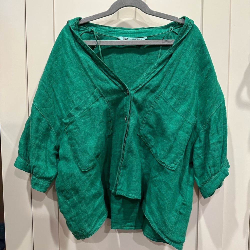 Zara button up